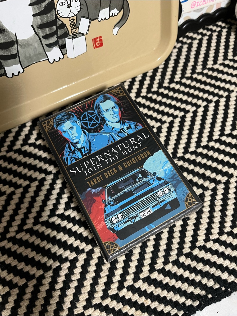 Supernatural Join The Hunt Tarot Deck & Guidebook - Blue/Black/Gold - NWT